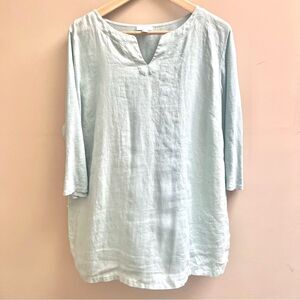 J Jill lightweight linen tunic top.  Sz XL